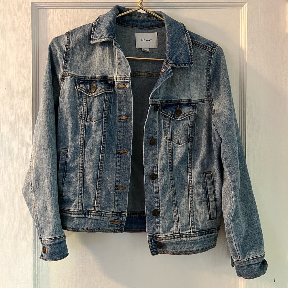Old Navy Medium Wash Denim Jacket XS